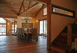 Stairwell and Dining - Windham Residence
